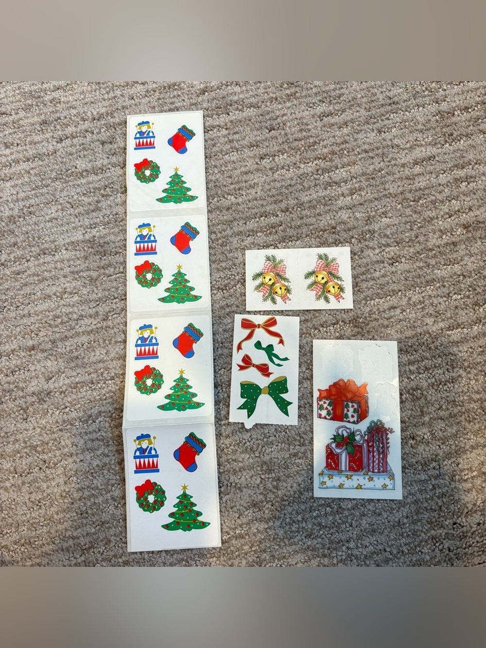 Vintage Christmas Stickers - Frances Meyer, Mrs. Grossman’s, and Provo Craft